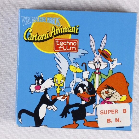 Vintage Warner Bros Looney Tunes Ant Pasted super 8mm film BW silent film - Picture 1 of 1